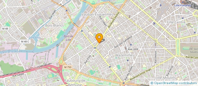 localisation de l'entreprise SO'FOOD à LILLE
