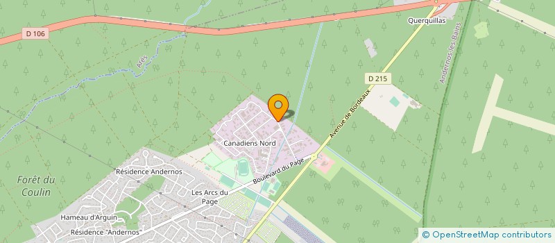 localisation de l'entreprise SO'FORM  ANDERNOS-LES-BAINS