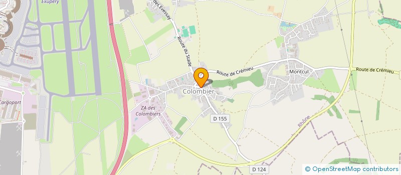 localisation de l'entreprise SO.FR.ES.P.I.  COLOMBIER-SAUGNIEU