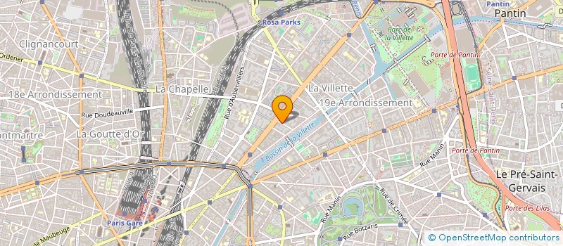 localisation de l'entreprise SO.FRA.BAT à PARIS