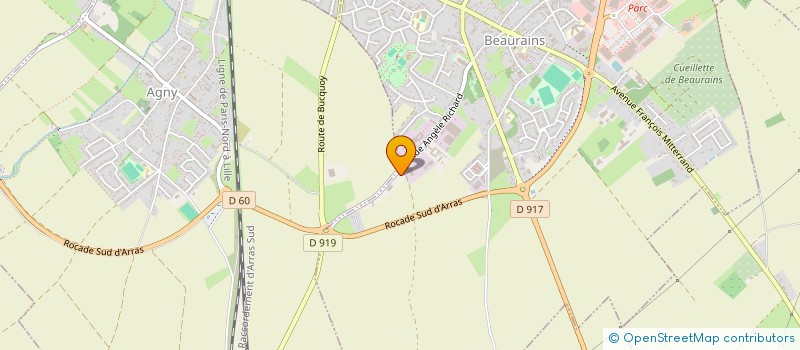 localisation de l'entreprise SO FRESH FOOD  BEAURAINS