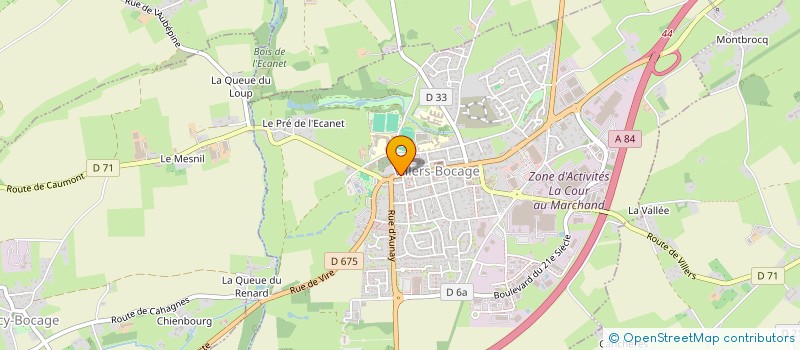 localisation de l'entreprise SO'FRIANDISES à VILLERS-BOCAGE