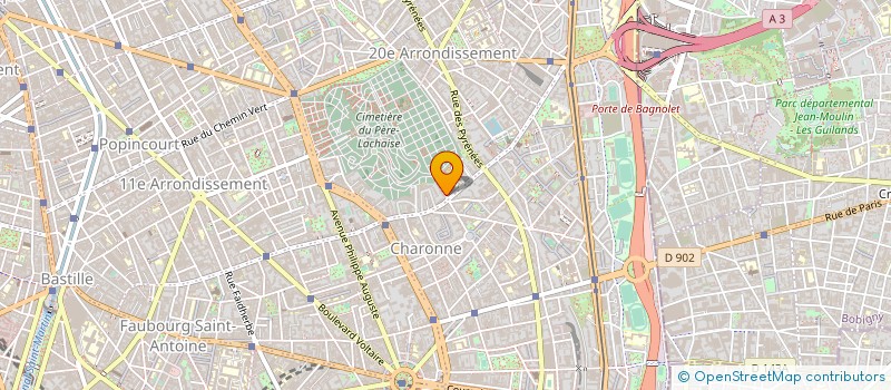 localisation de l'entreprise SO GE CO à PARIS