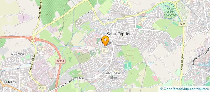 localisation de l'entreprise SO GE HOT  SAINT-CYPRIEN