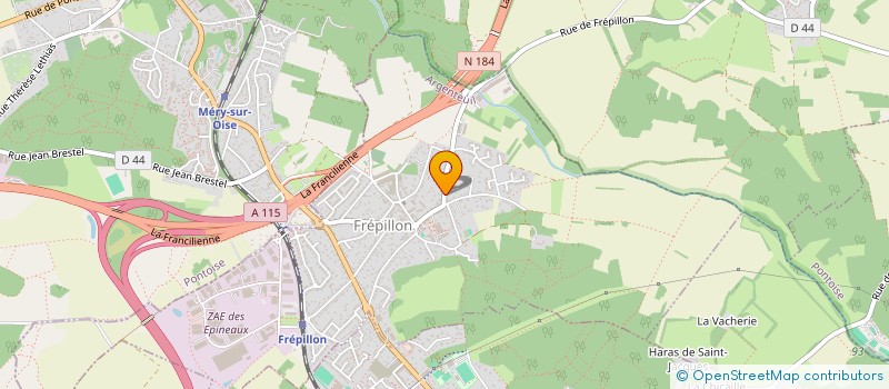 localisation de l'entreprise SO GENESIA  FREPILLON