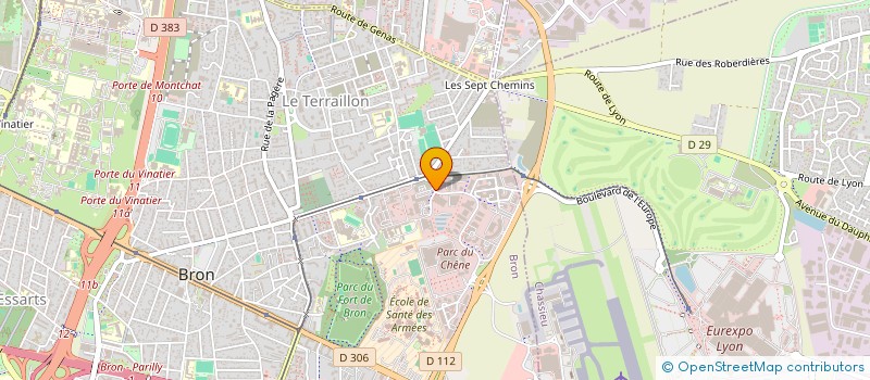 localisation de l'entreprise SO'GEST OUEST  BRON