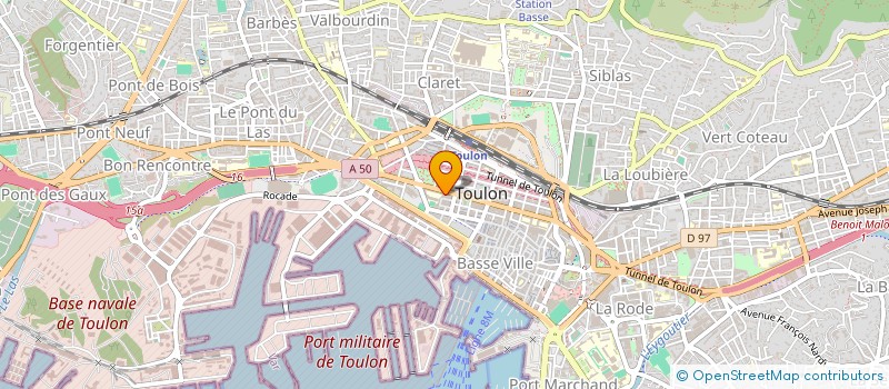 localisation de l'entreprise SO-GIMELLI  TOULON