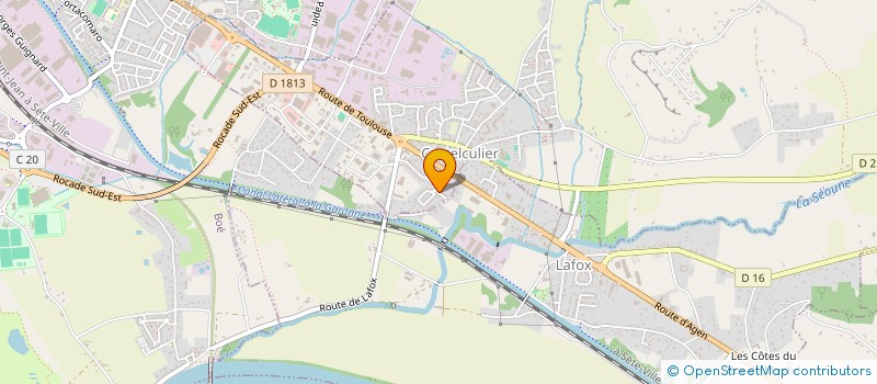 localisation de l'entreprise SO GLOBAL TRANSPORT  CASTELCULIER