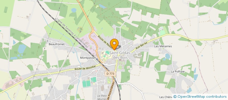 localisation de l'entreprise SO GOOD à SAINT-GILDAS-DES-BOIS