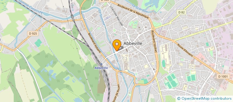 localisation de l'entreprise SO GOOD à ABBEVILLE