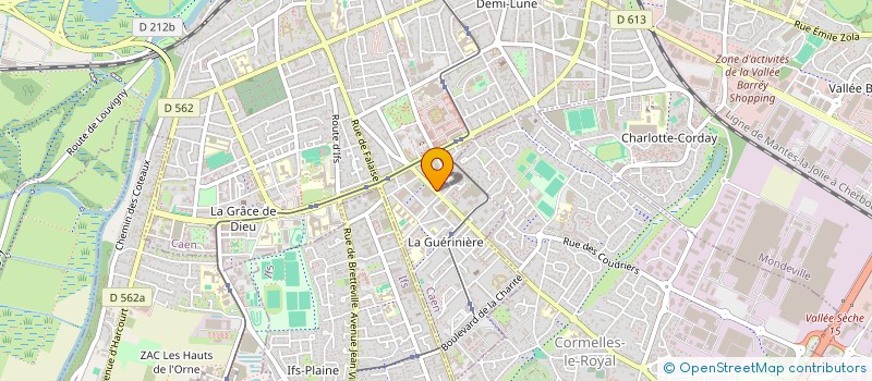 localisation de l'entreprise SO GOOD à CAEN