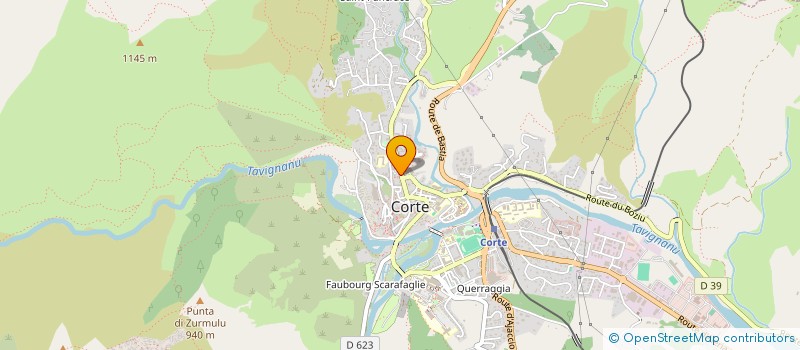 localisation de l'entreprise SO GOOD à CORTE