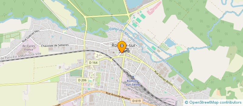 localisation de l'entreprise SO GOOD GC  ROMILLY SUR SEINE