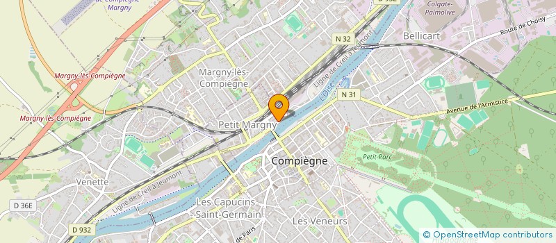 localisation de l'entreprise SO-GOUSTO à COMPIEGNE