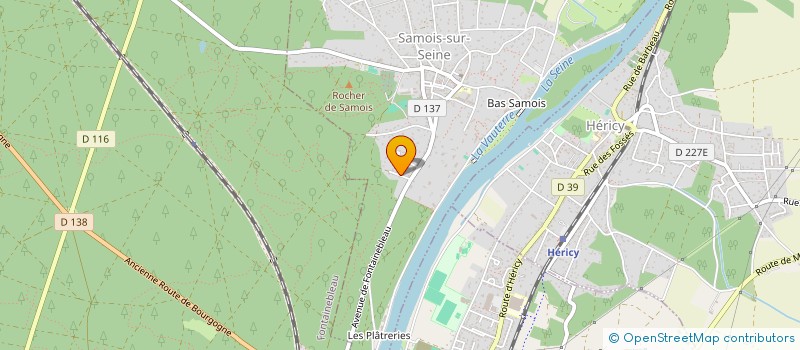localisation de l'entreprise SO GREEN  SAMOIS-SUR-SEINE