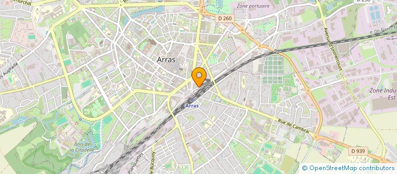 localisation de l'entreprise SO'GRILL BURGER à ARRAS