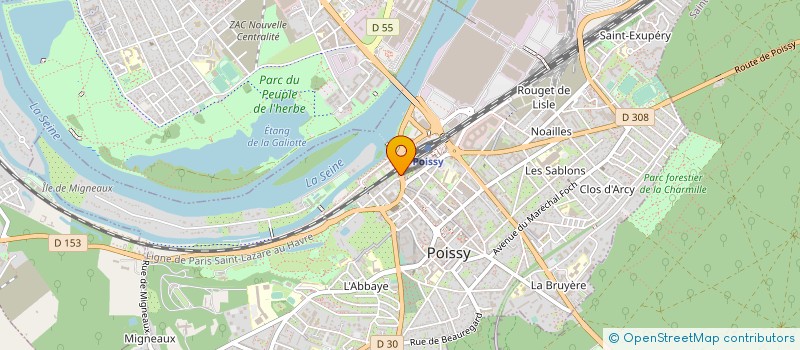 localisation de l'entreprise SO HABITAT  POISSY