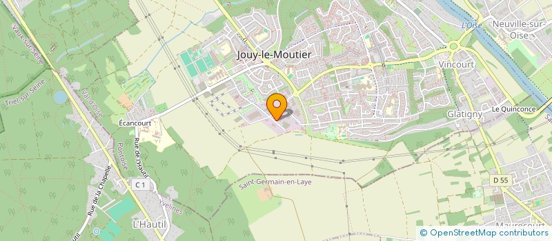 localisation de l'entreprise SO HOLDING  JOUY-LE-MOUTIER