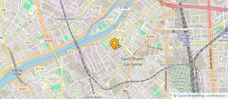 localisation de l'entreprise SO HOMY à SAINT-OUEN-SUR-SEINE