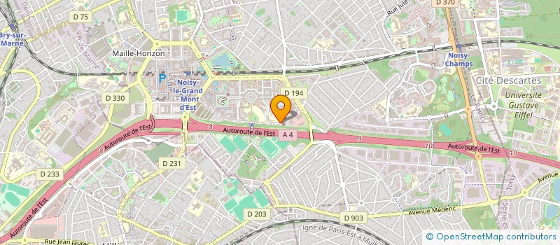 localisation de l'entreprise SO IDF  NOISY-LE-GRAND