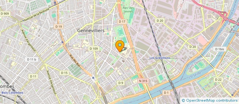 localisation de l'entreprise SO-IMMO à GENNEVILLIERS