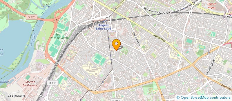 localisation de l'entreprise SO-INDEX à ANGERS