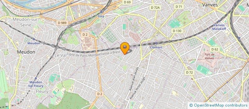 localisation de l'entreprise SO INDUSTRIE à CLAMART