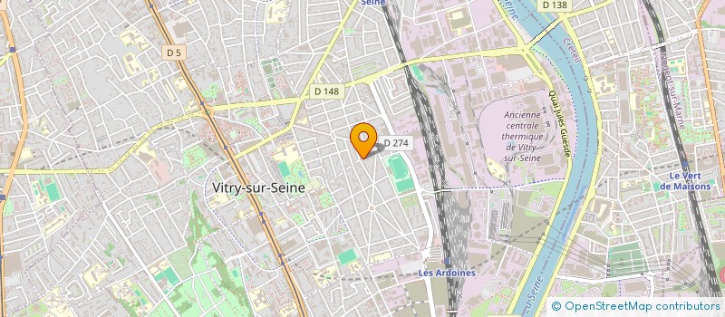 localisation de l'entreprise SO INFINITY à VITRY-SUR-SEINE