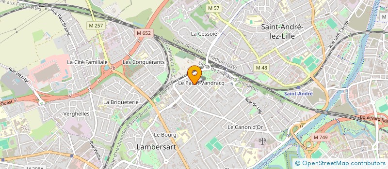 localisation de l'entreprise SO INK à LILLE