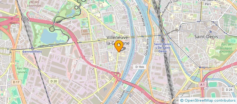 localisation de l'entreprise SO INSTITUT  VILLENEUVE-LA-GARENNE