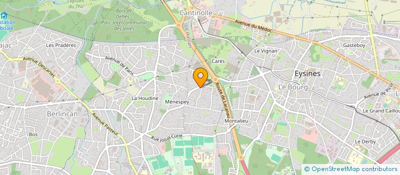 localisation de l'entreprise SO INTERIM à EYSINES