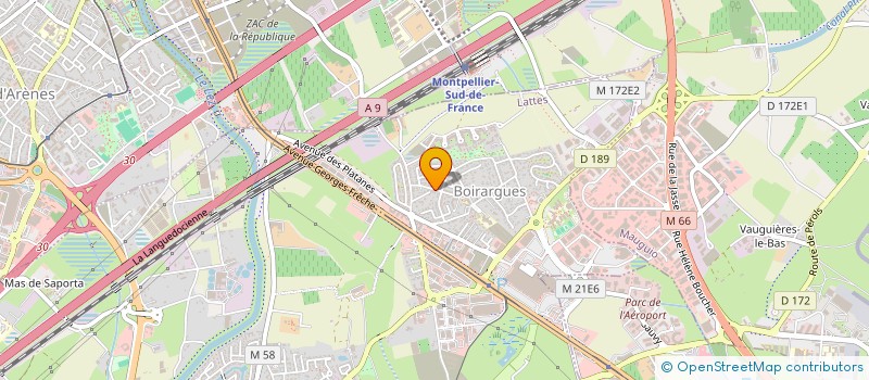 localisation de l'entreprise SO INVEST à LATTES