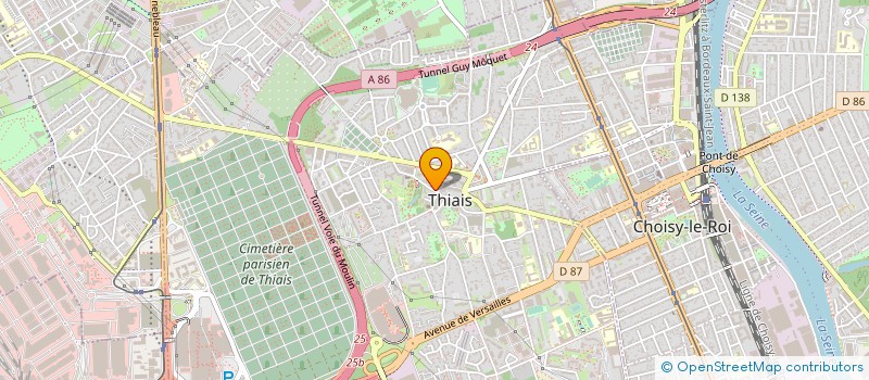 localisation de l'entreprise SO INVESTISSEMENTS à THIAIS