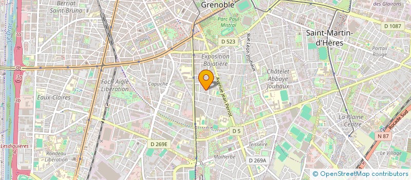 localisation de l'entreprise SO-JAZZGROUPES à GRENOBLE