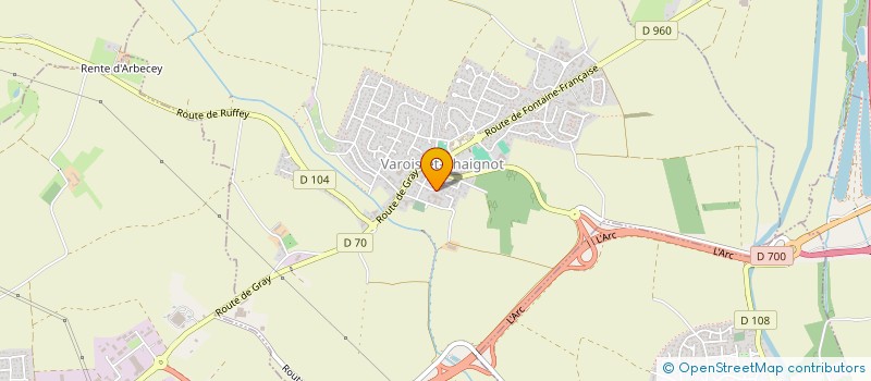 localisation de l'entreprise SO.JIM  VAROIS-ET-CHAIGNOT