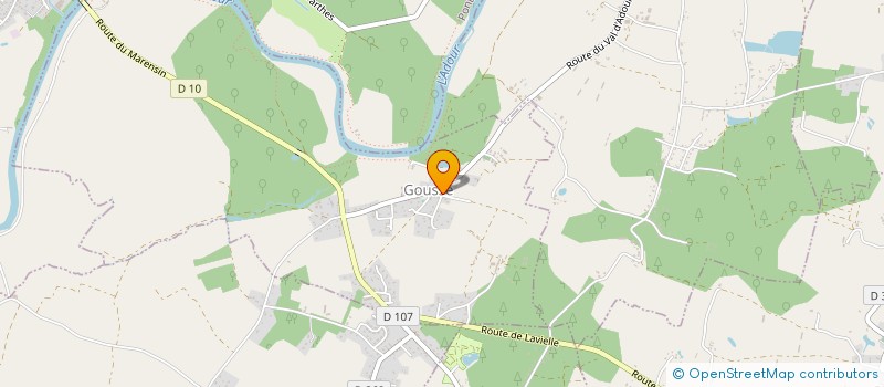 localisation de l'entreprise SO LHEVANT CG  GOUSSE