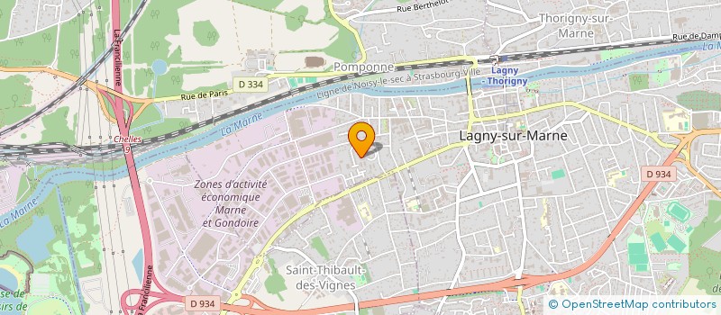 localisation de l'entreprise SO - LO  LAGNY-SUR-MARNE