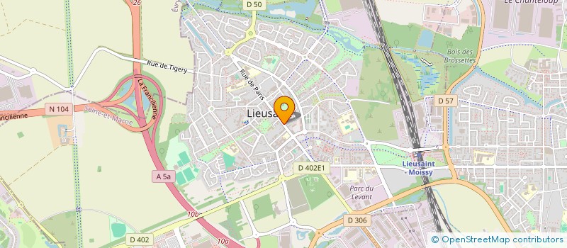 localisation de l'entreprise SO LUCK PERMIS SENART  LIEUSAINT