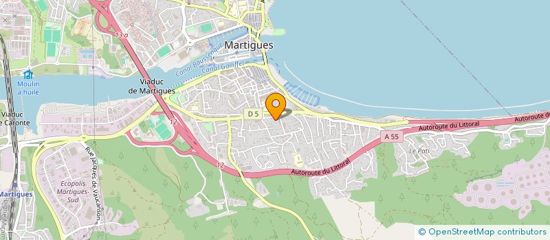 localisation de l'entreprise SO-LUTION  MARTIGUES