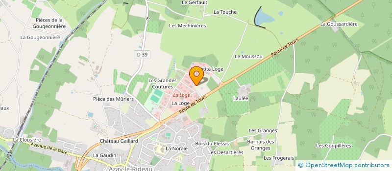 localisation de l'entreprise SO.MA.S - SOLS MACHINES SERVICES  AZAY-LE-RIDEAU