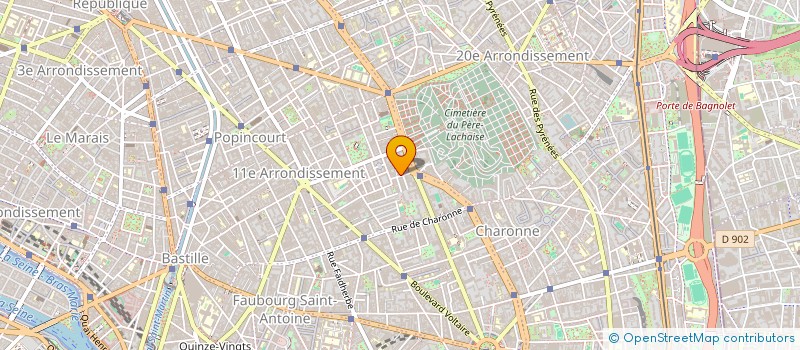 localisation de l'entreprise SO.MA.TEX.  PARIS