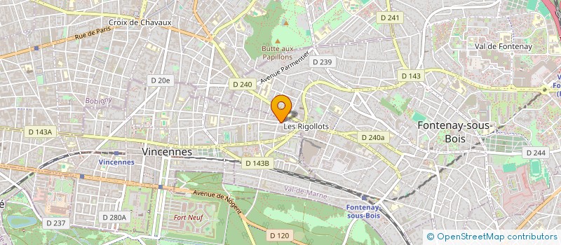 localisation de l'entreprise SO MAFRA  VINCENNES