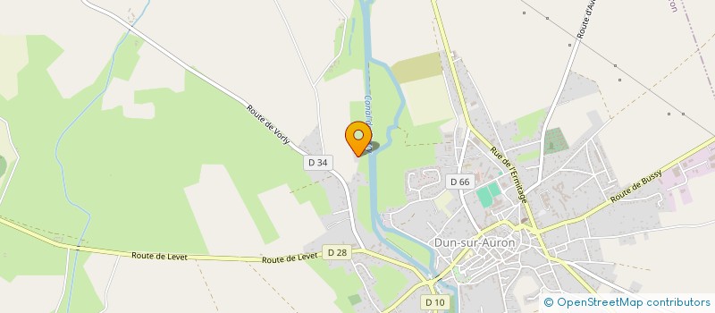 localisation de l'entreprise SO MANAGING PARTNER  DUN-SUR-AURON