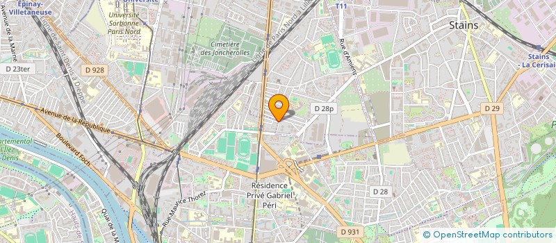 localisation de l'entreprise SO'MAXIMUS PIZZA à SAINT-DENIS
