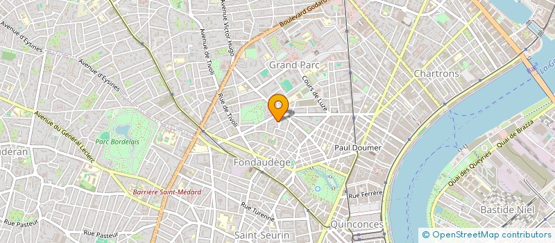 localisation de l'entreprise SO MEDIA CONSEIL  BORDEAUX