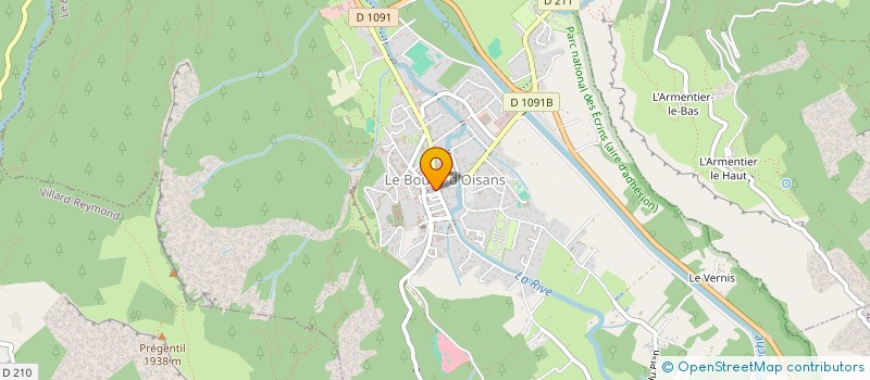 localisation de l'entreprise SO MIKE  LE BOURG-D'OISANS