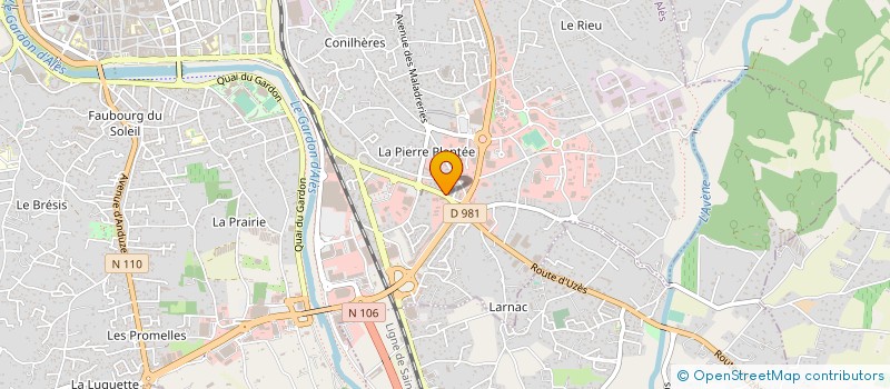 localisation de l'entreprise SO.MO.SAN FRANCE  ALES