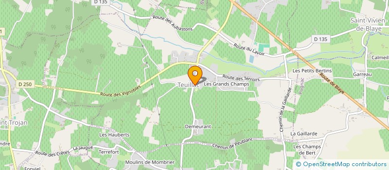 localisation de l'entreprise SO MOME  TEUILLAC