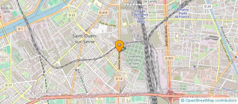 localisation de l'entreprise SO MOVE PRODUCTION à SAINT-OUEN-SUR-SEINE