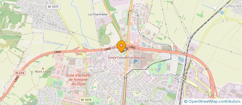 localisation de l'entreprise SO MULHOUSE à DIJON